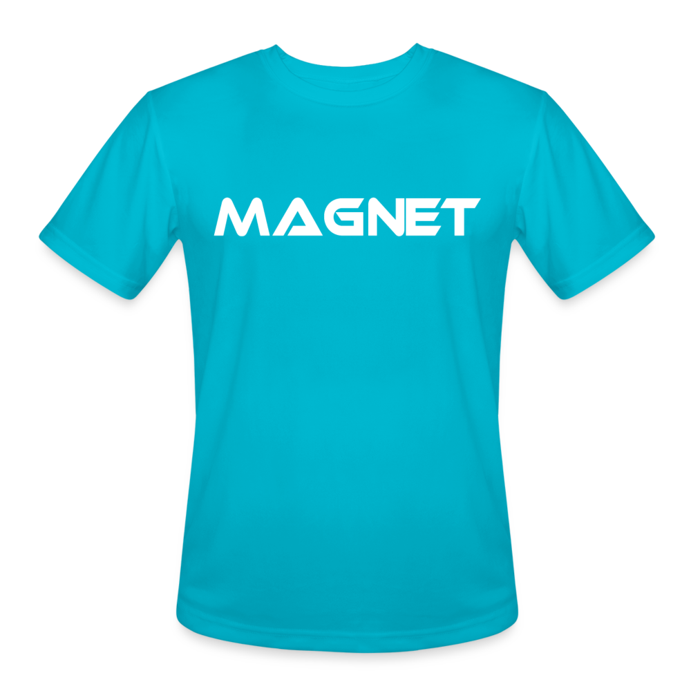 Men’s Moisture Wicking Performance T-Shirt - turquoise