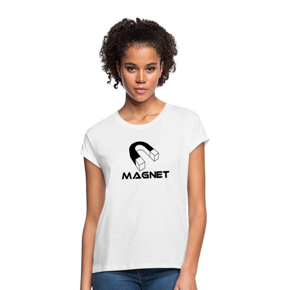 Magnet Women's Relaxed Fit T-Shirt - white