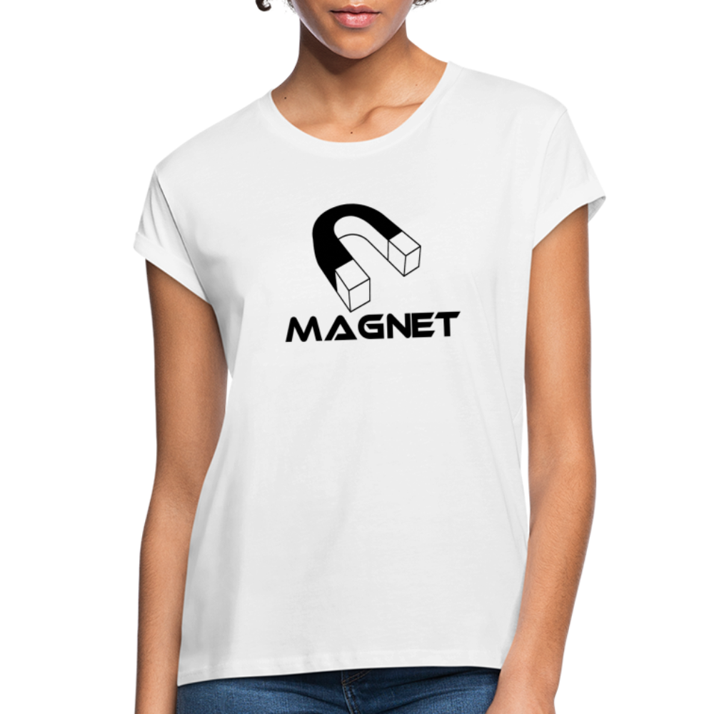 Magnet Women's Relaxed Fit T-Shirt - white