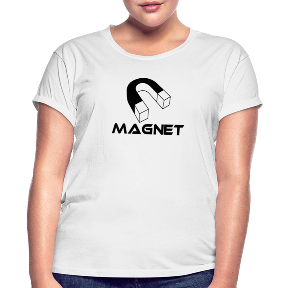 Magnet Women's Relaxed Fit T-Shirt - white