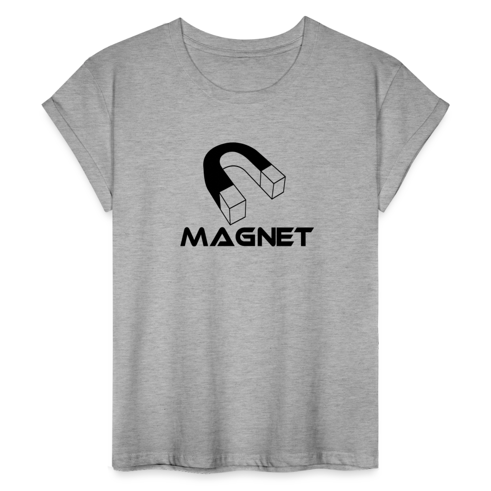 Magnet Women's Relaxed Fit T-Shirt - heather gray