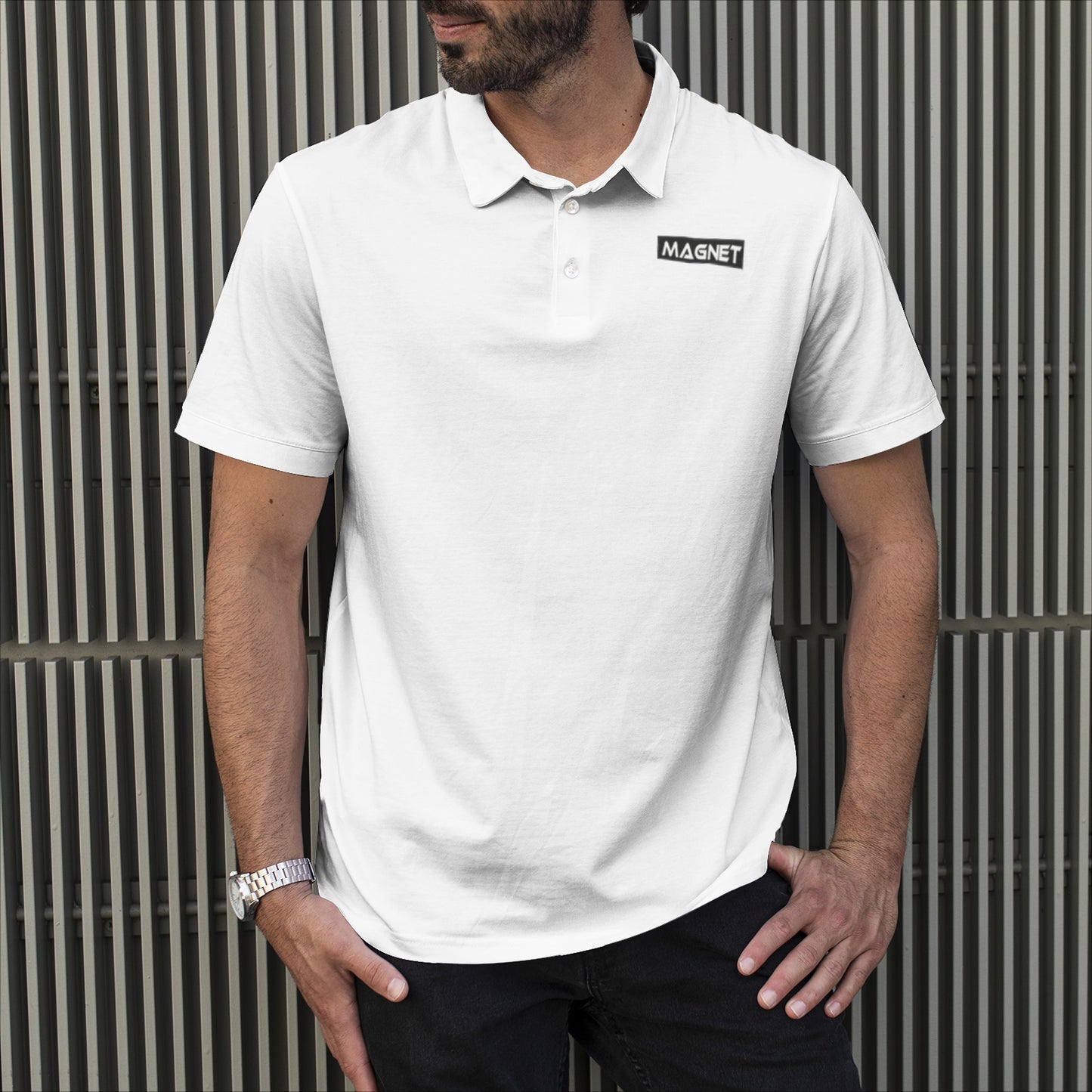 Magnet intro Men's All-Over Print Polo Shirts
