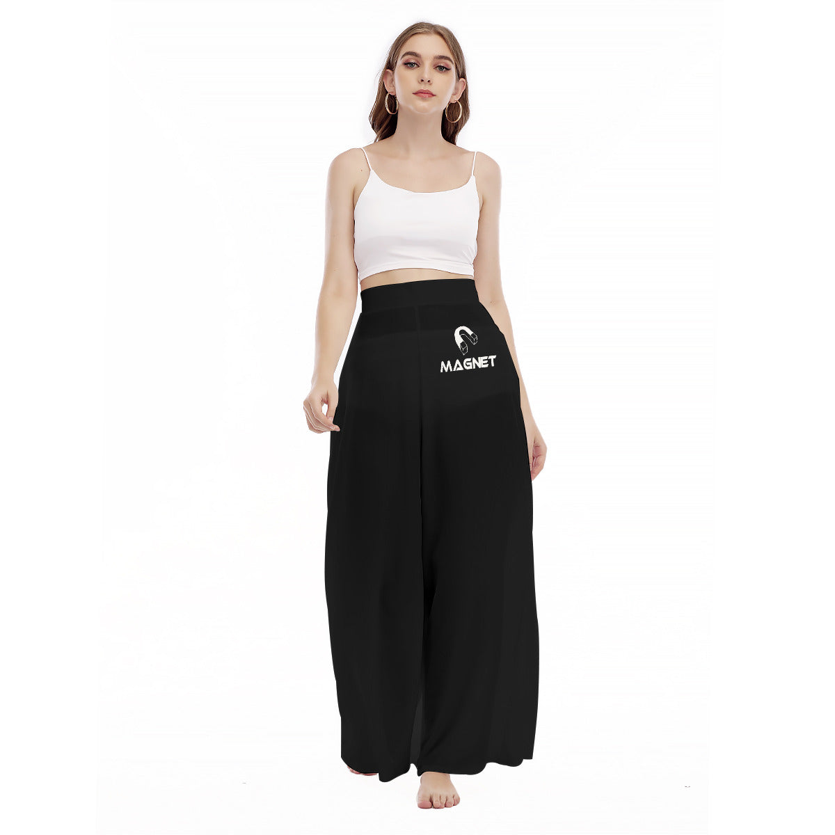 Magnet Women's High Waist Wide Leg Trousers