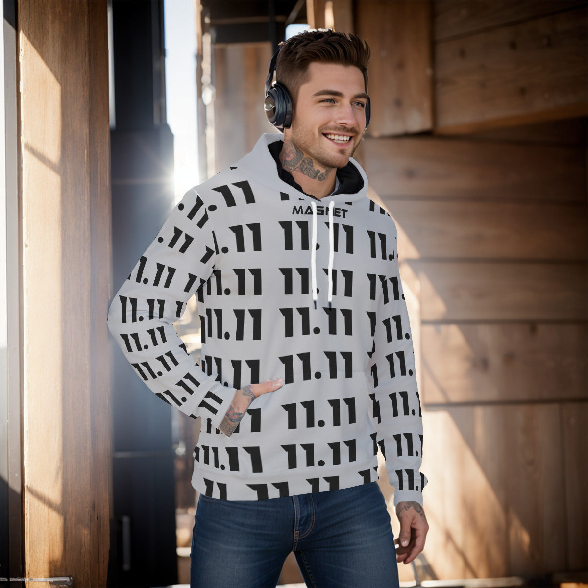 Magnet 11.11 Men's Pullover Hoodie