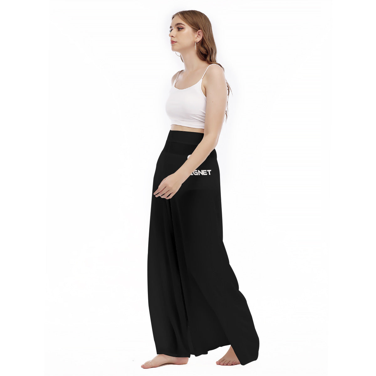 Magnet Women's High Waist Wide Leg Trousers