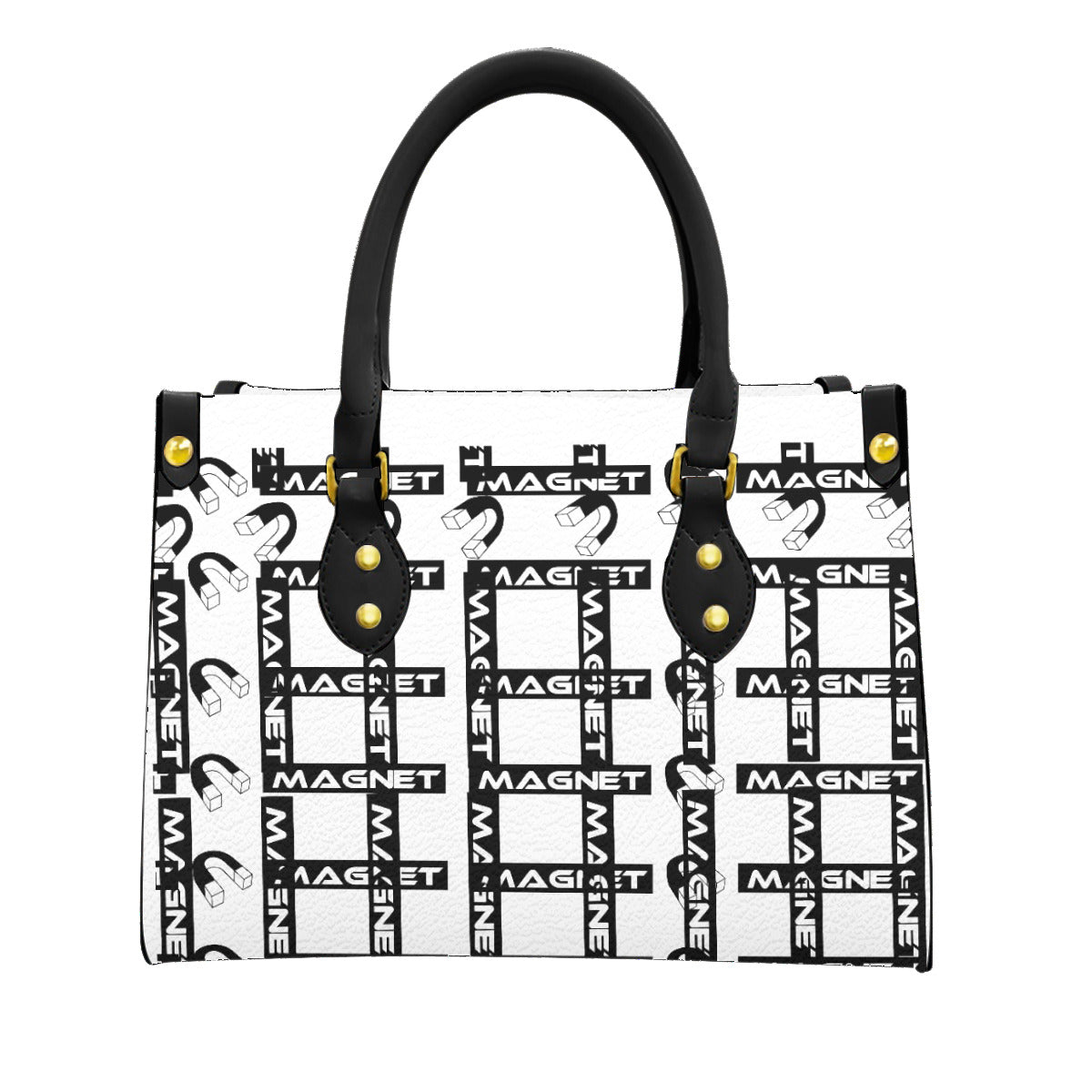 Magnet Network Women's Tote Bag With Black Handle