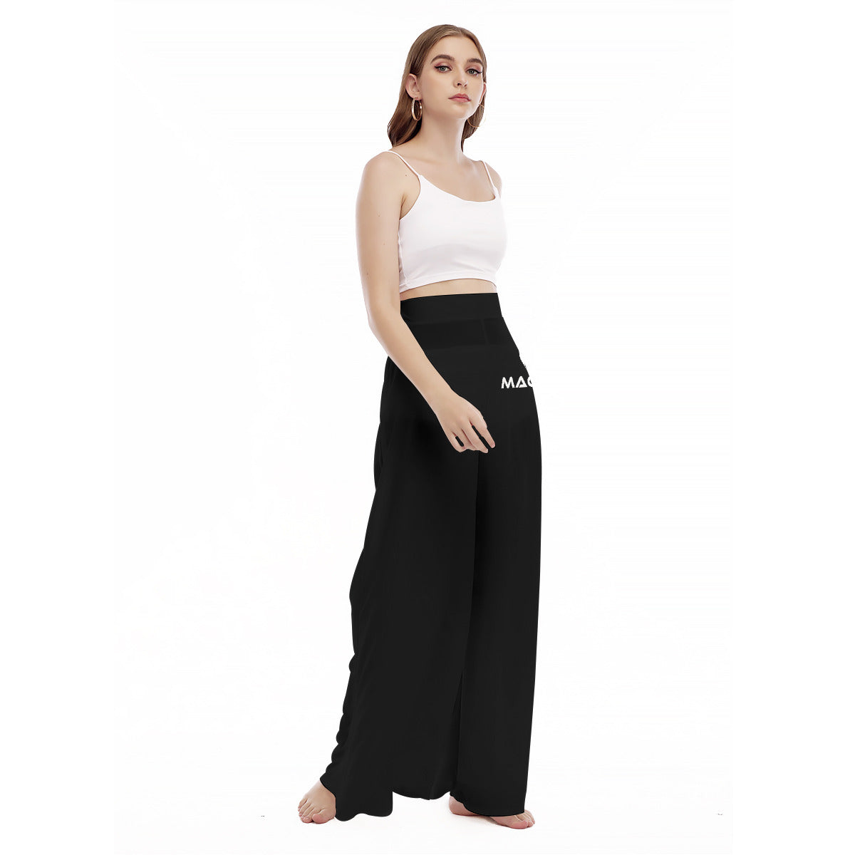 Magnet Women's High Waist Wide Leg Trousers