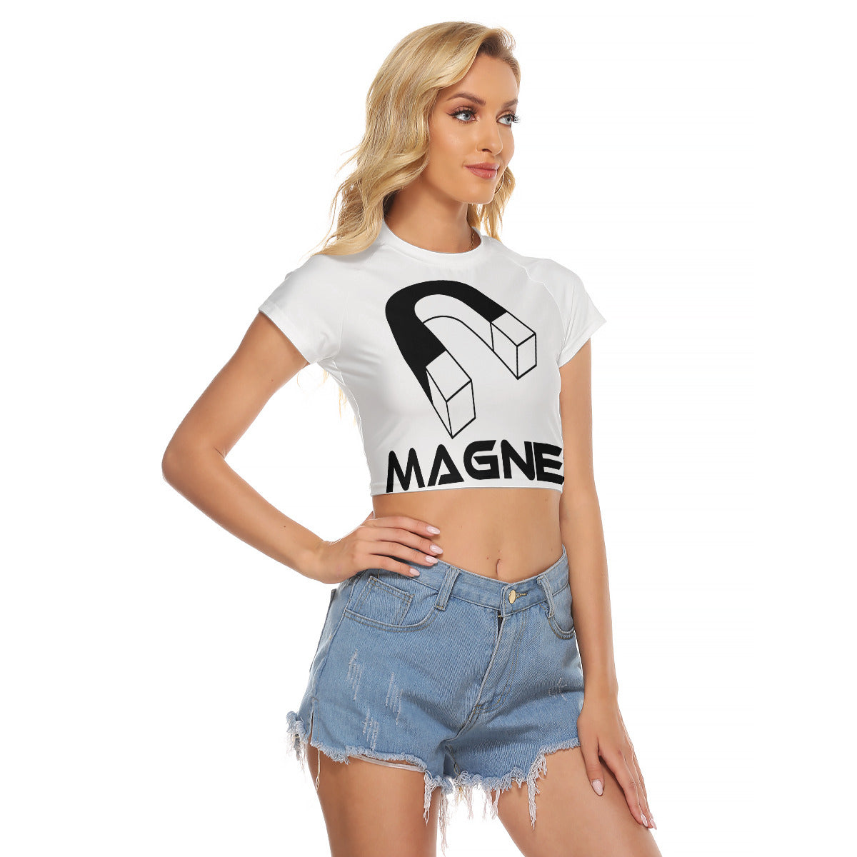Magnet Women's Raglan Cropped T-shirt