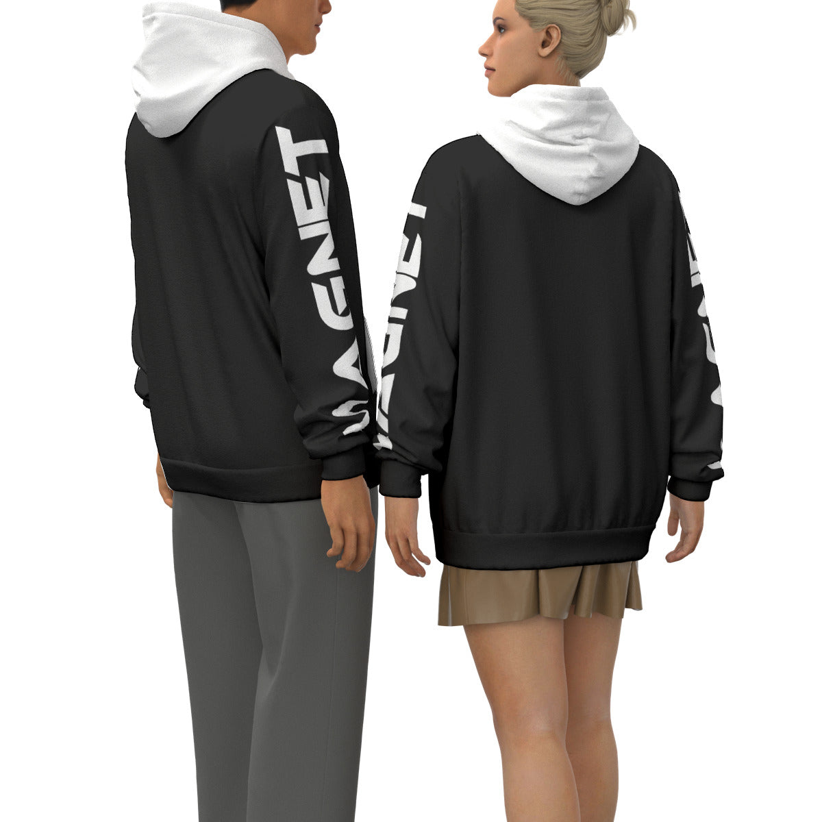 MAGNET All-Over Print Unisex Pullover Hoodie | 310GSM Cotton