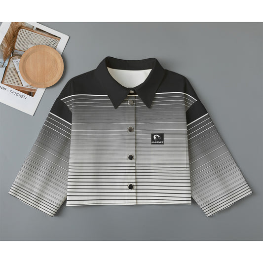 Magnet Women's Cropped Jacket | 245GSM Cotton