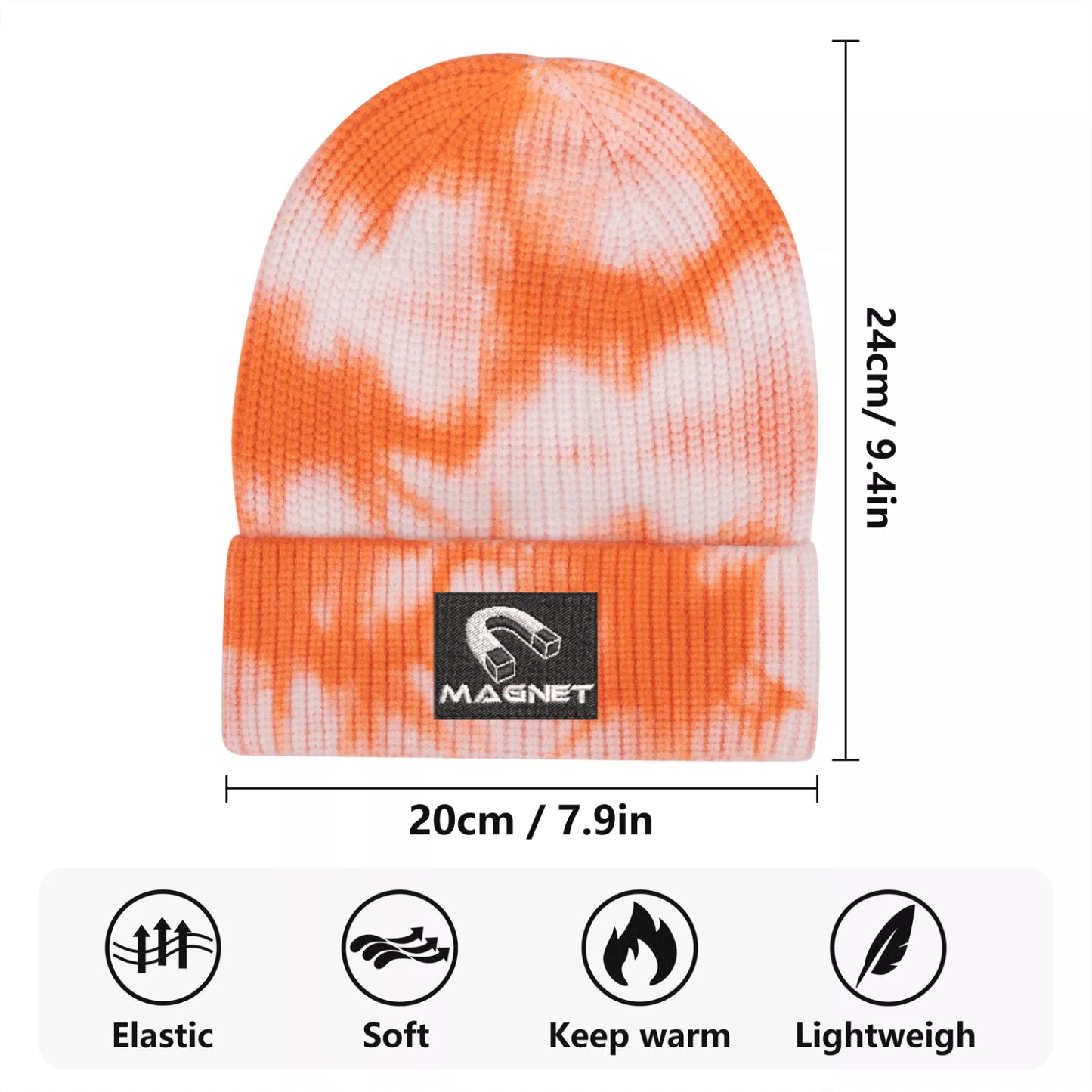 Magnet Embroidered Knitted Hats