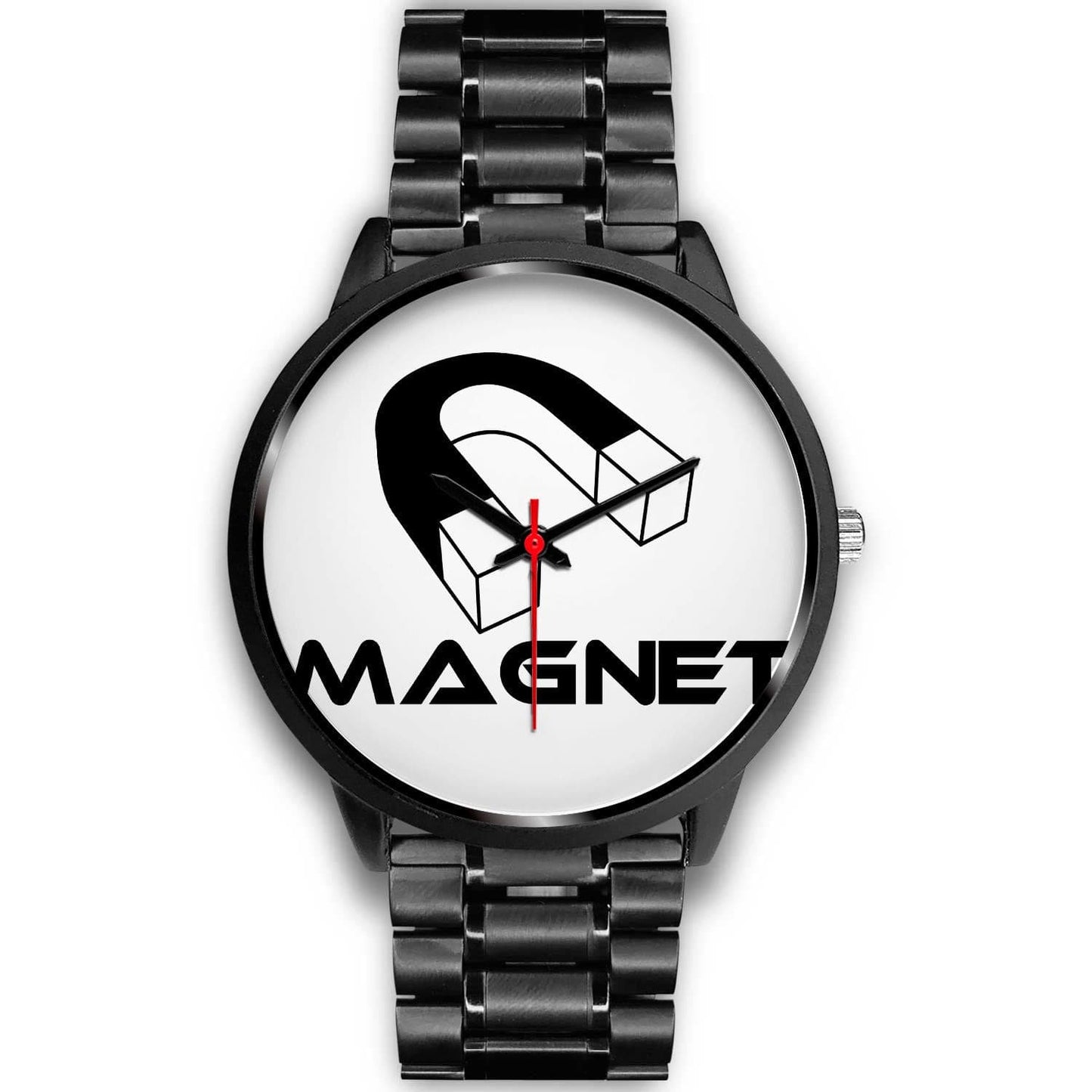 Magnet custom"Time is now" watch.