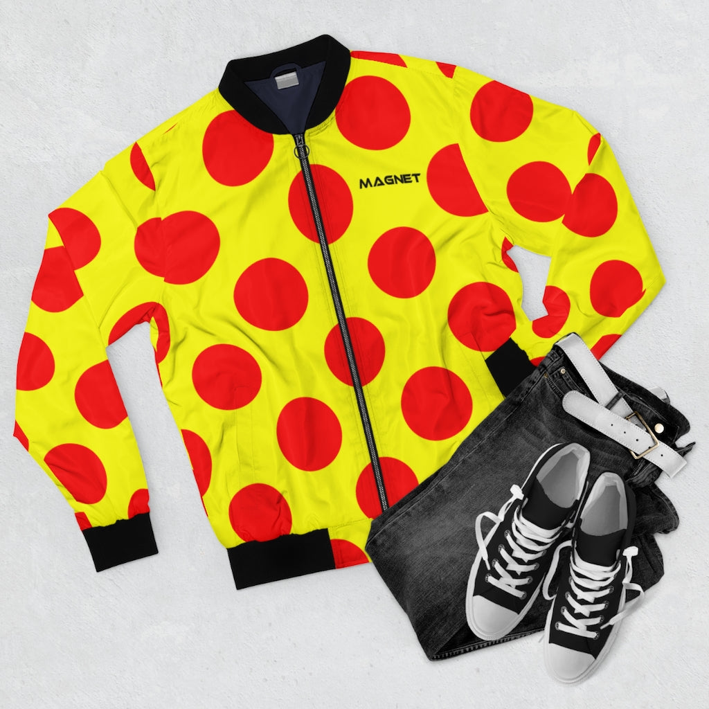 Magnet Pizza Men's AOP Bomber Jacket - Magnetdrip