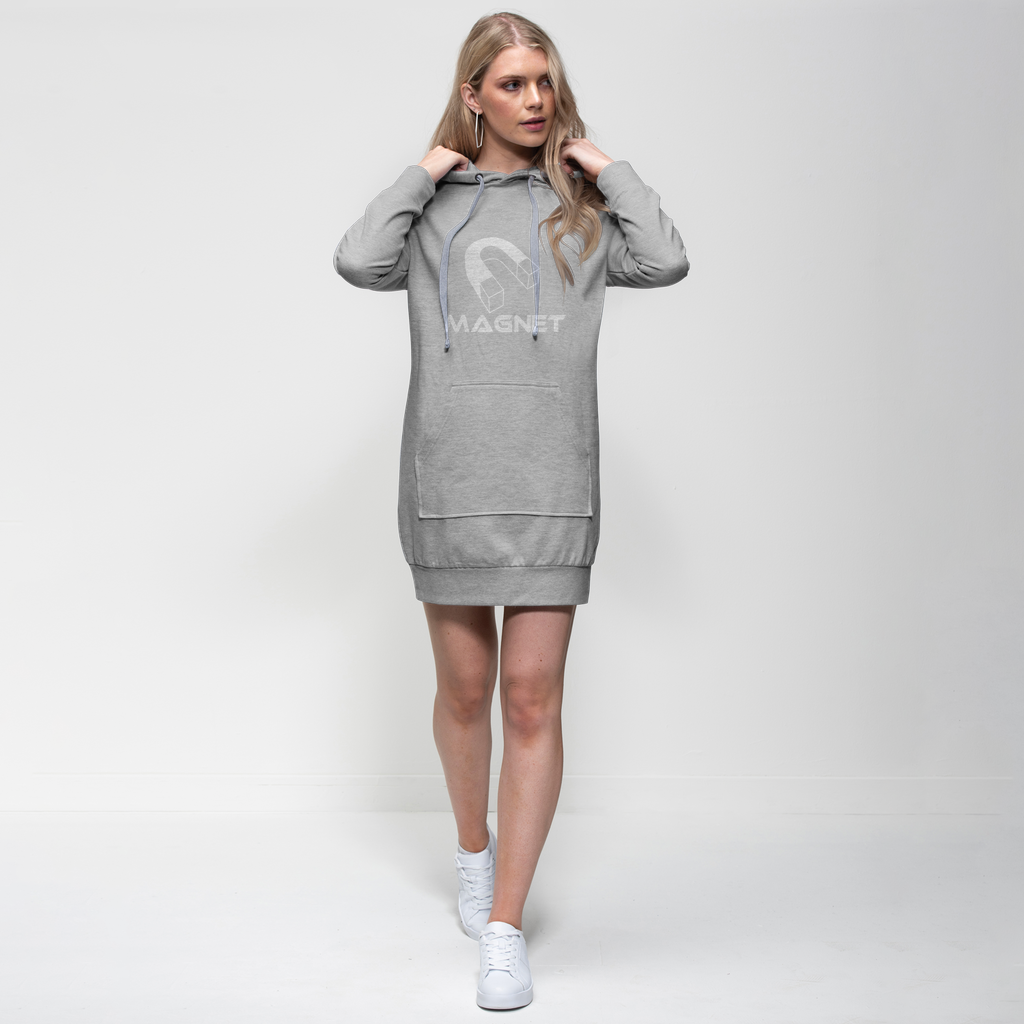 pwhite Premium Adult Hoodie Dress