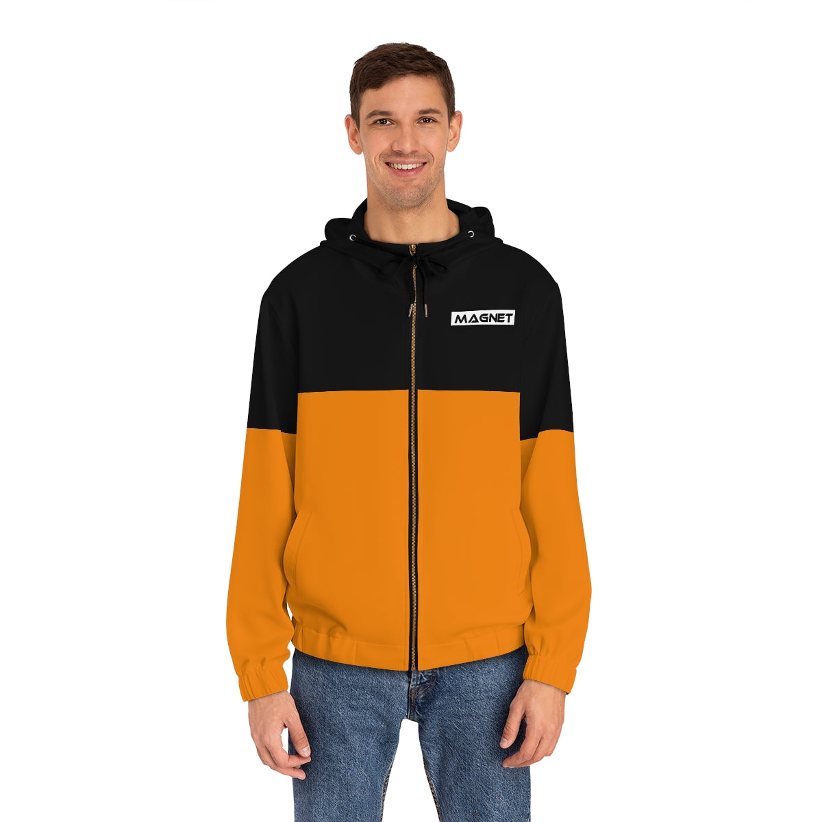 Magnet path Men's Full-Zip Hoodie (AOP)