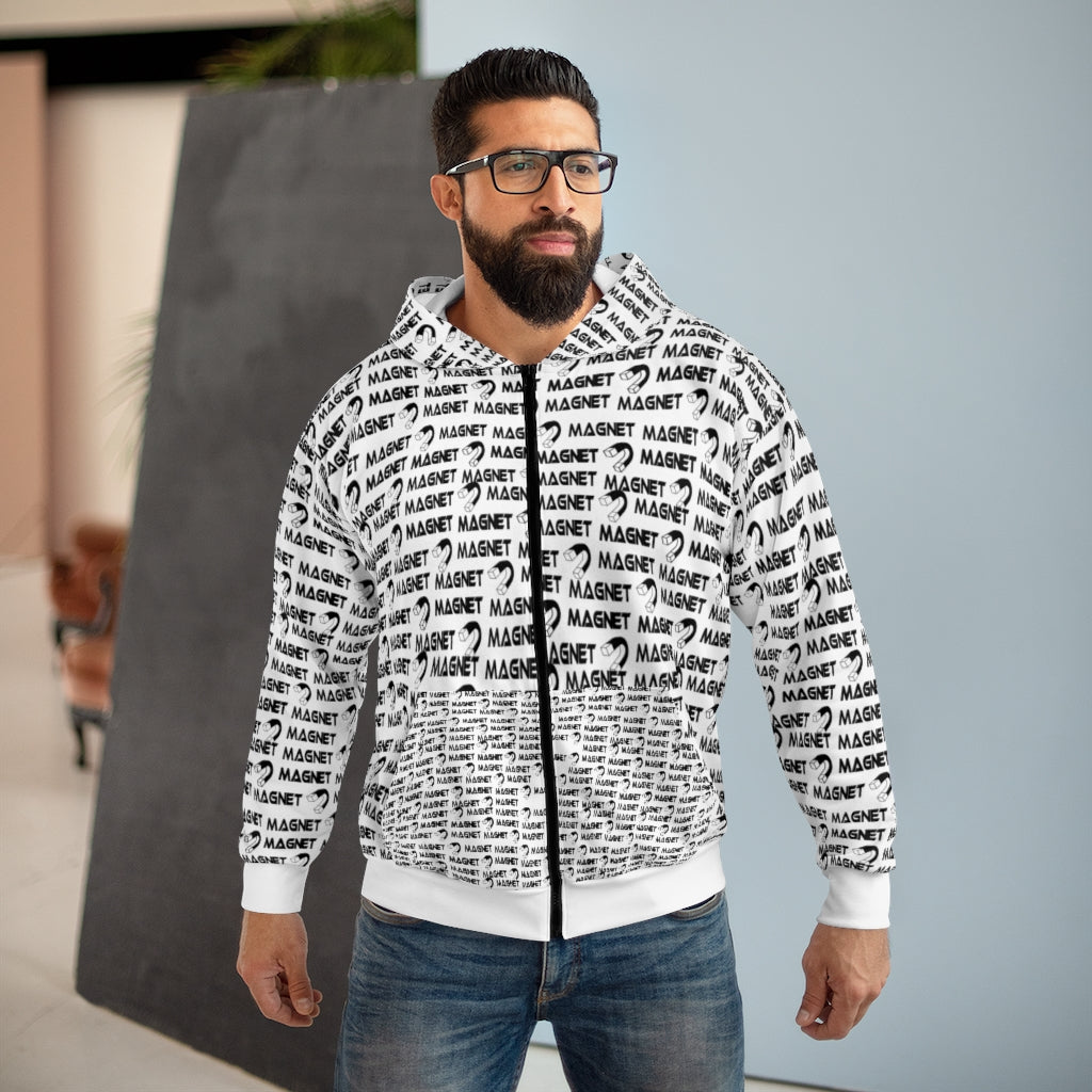Magnet Affirmation AOP Unisex Zip Hoodie - Magnetdrip