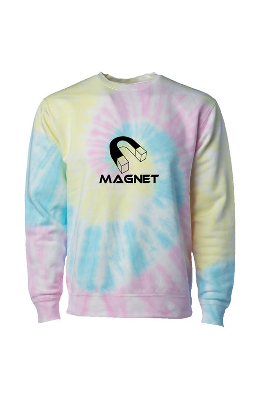 Magnet Tie Dye Sunset Swirl Crew Neck