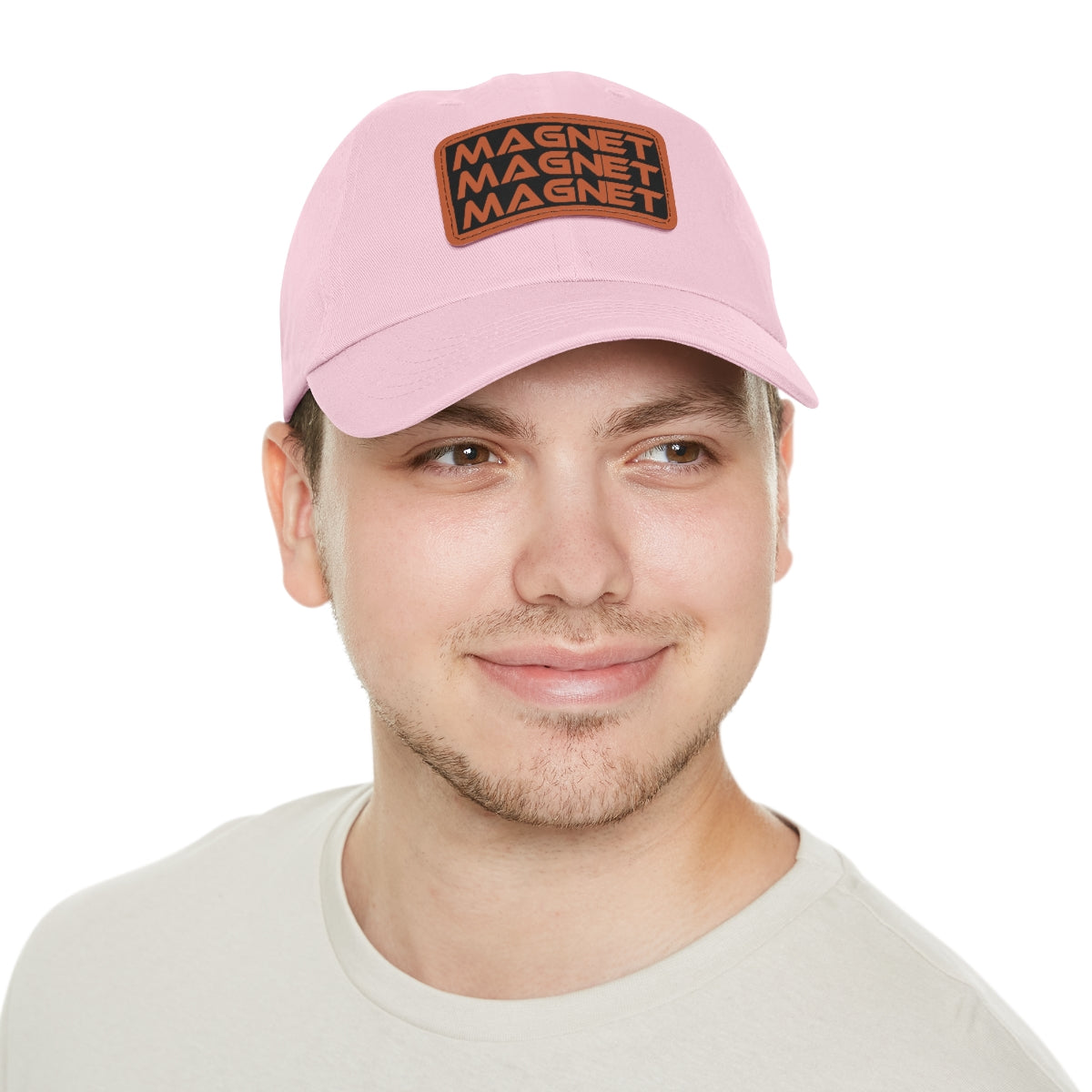 Magnet on my mind Dad Hat with Leather Patch