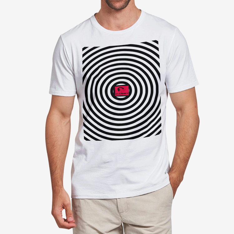 Magnet warp Men's Heavy Cotton Adult T-Shirt - Magnetdrip