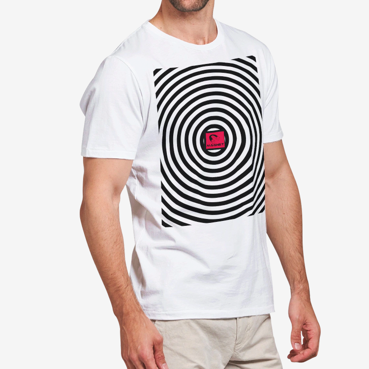Magnet warp Men's Heavy Cotton Adult T-Shirt - Magnetdrip