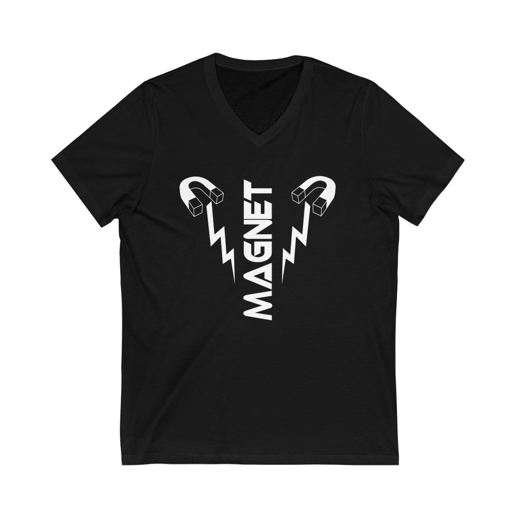 Magnet Bolt Unisex V-Neck Tee - Magnetdrip