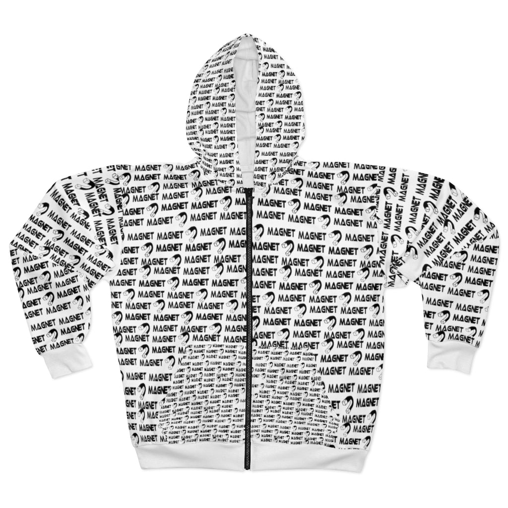 Magnet Affirmation AOP Unisex Zip Hoodie - Magnetdrip