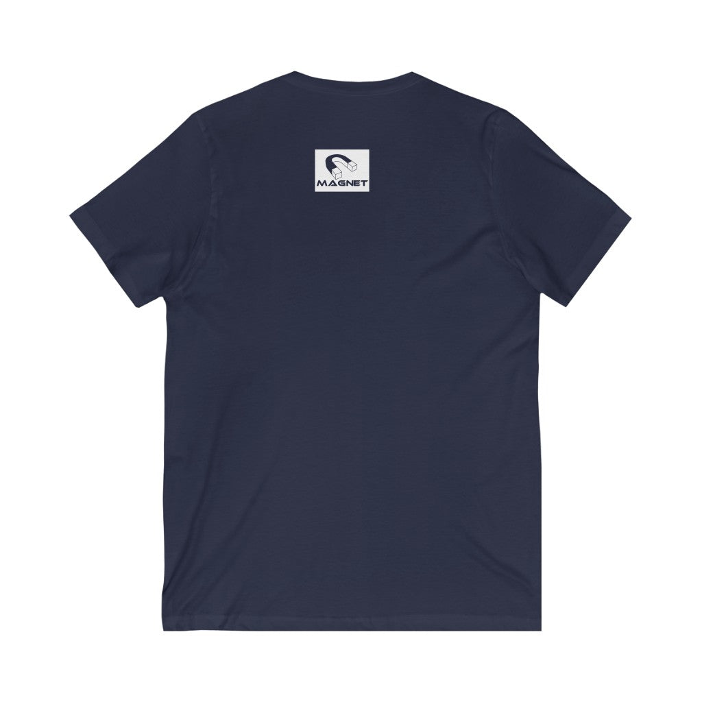 Magnet Bolt Unisex V-Neck Tee - Magnetdrip