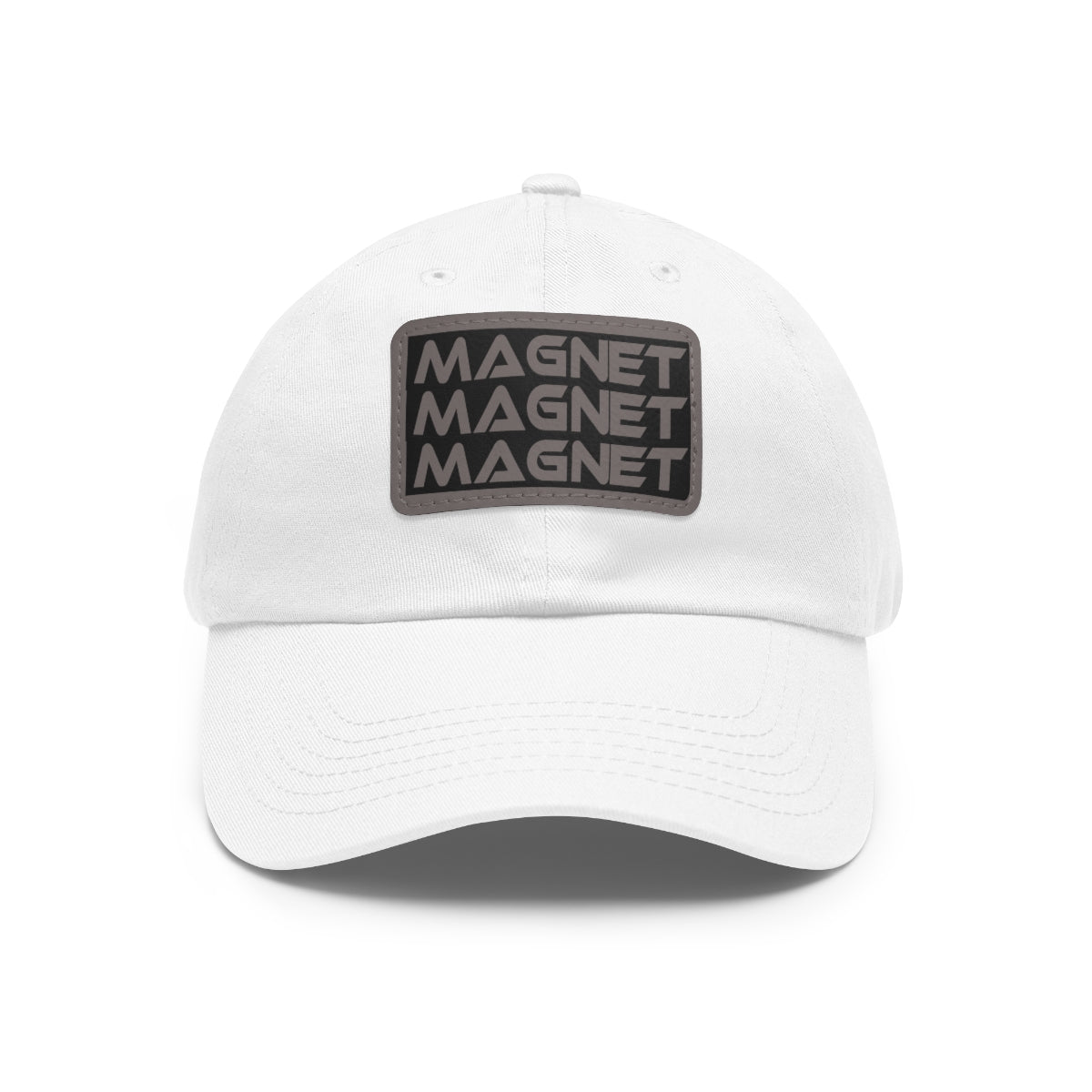 Magnet on my mind Dad Hat with Leather Patch
