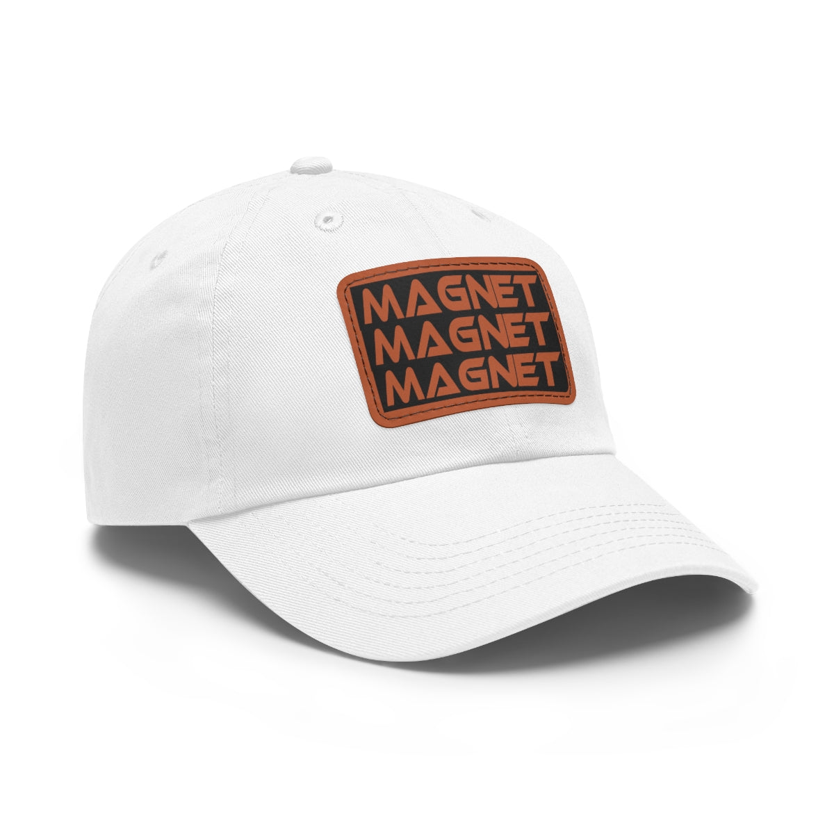Magnet on my mind Dad Hat with Leather Patch