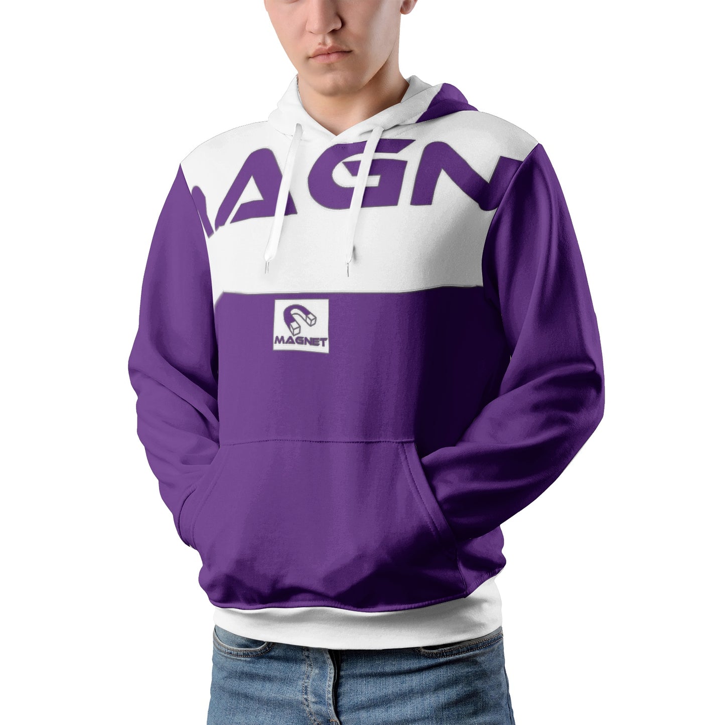 MAGNET Purp Men's Pullover Hoodies