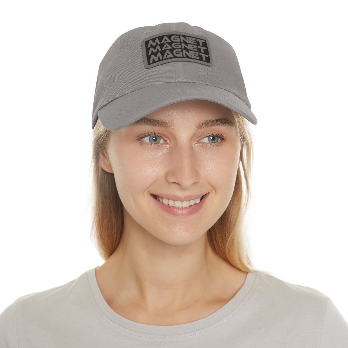 Magnet on my mind Dad Hat with Leather Patch