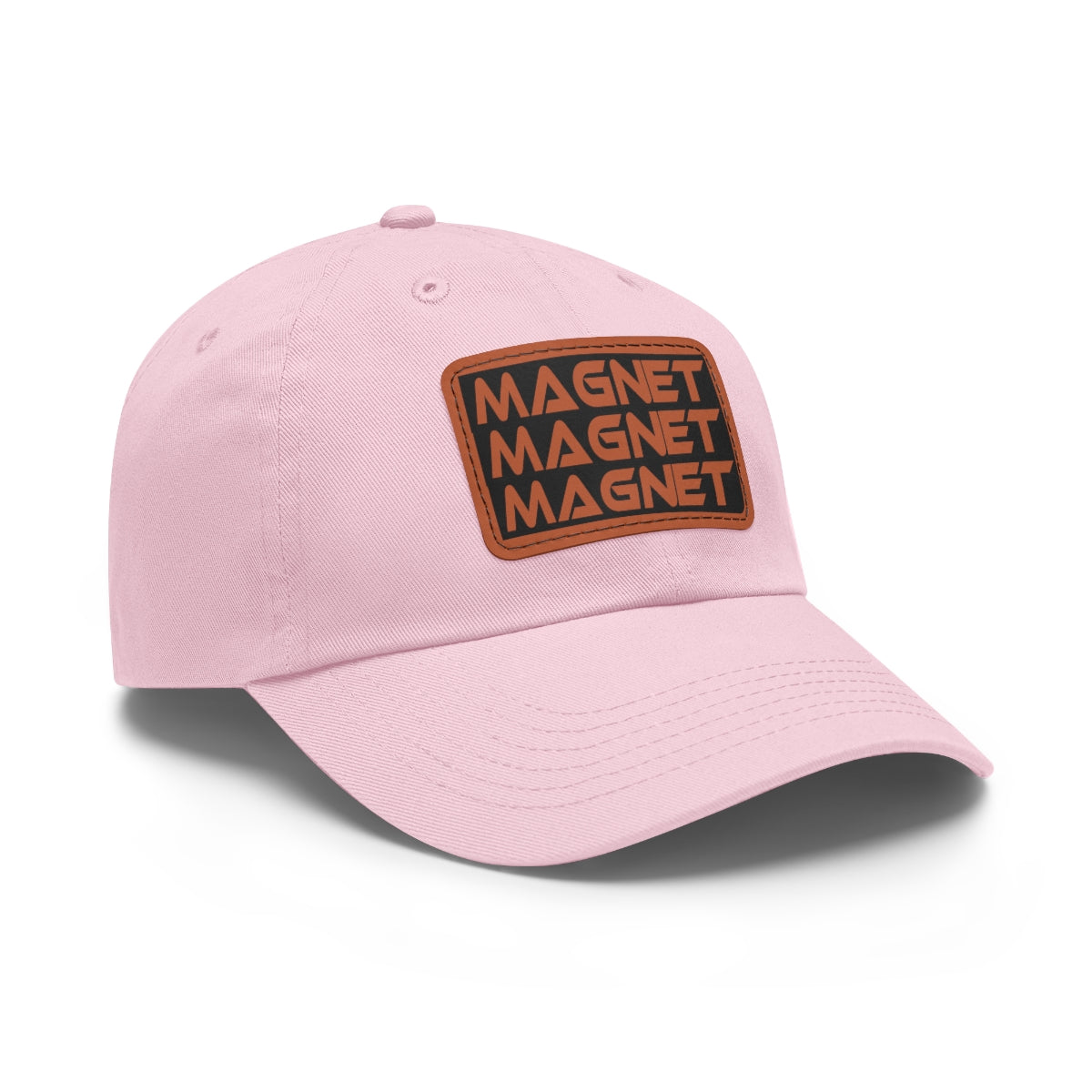 Magnet on my mind Dad Hat with Leather Patch
