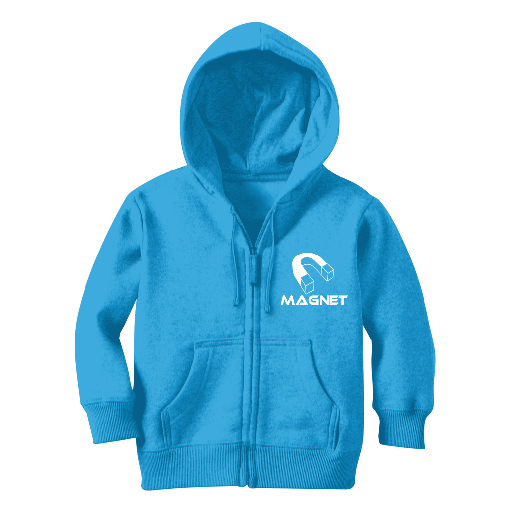 pwhite Classic Kids Zip Hoodie