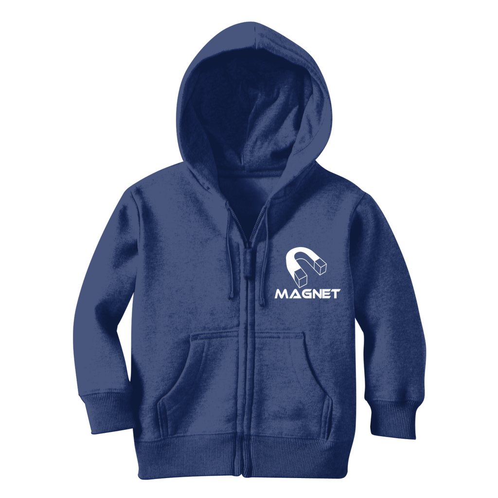 pwhite Classic Kids Zip Hoodie