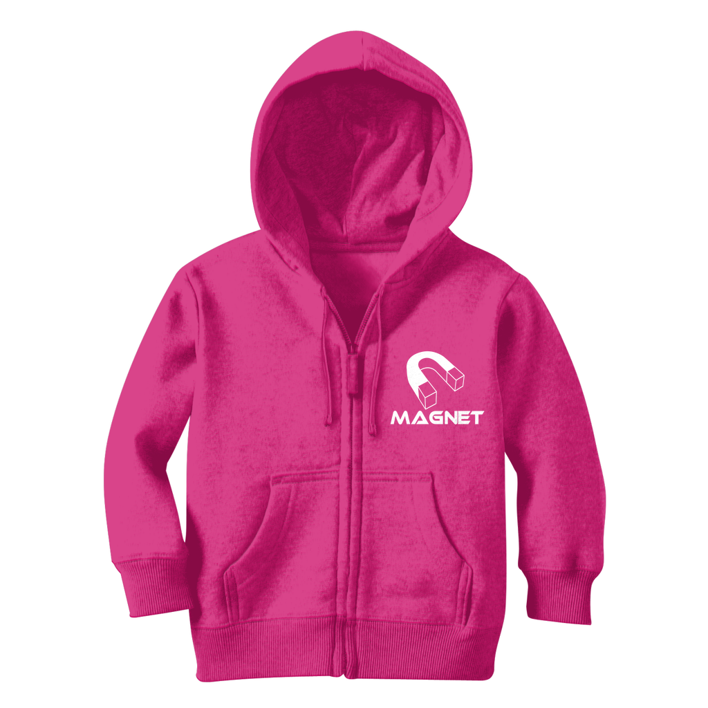 pwhite Classic Kids Zip Hoodie