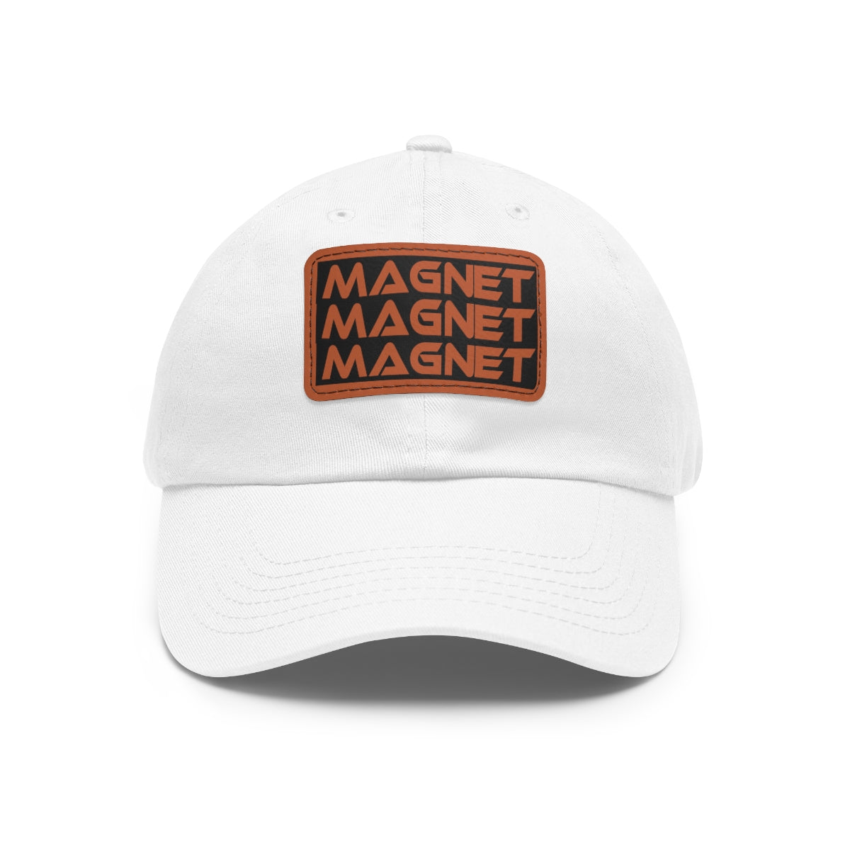 Magnet on my mind Dad Hat with Leather Patch
