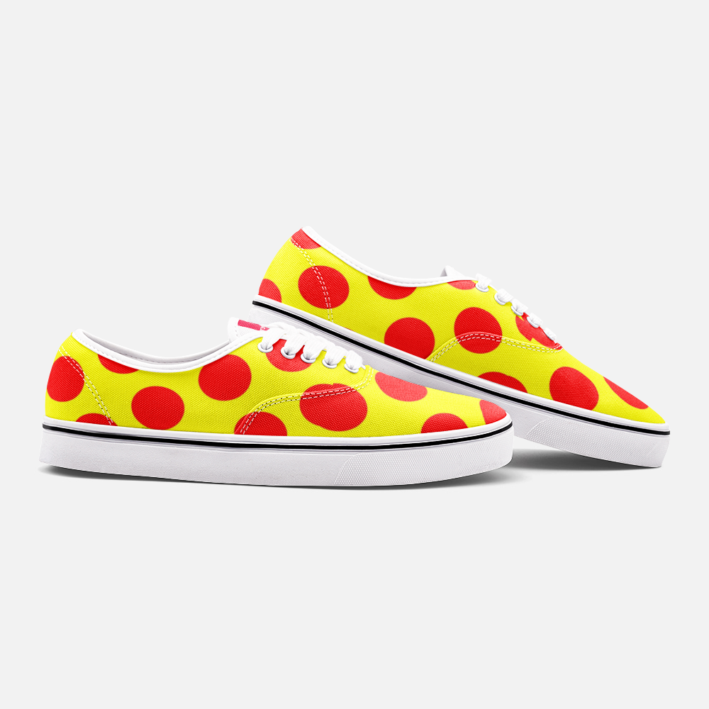 MAGNET pizza Unisex Canvas Shoes Fashion Low Cut Loafer Sneakers - Magnetdrip