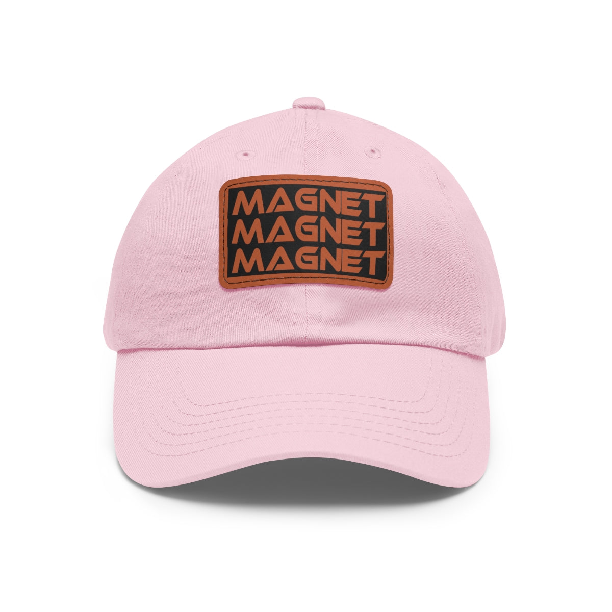 Magnet on my mind Dad Hat with Leather Patch