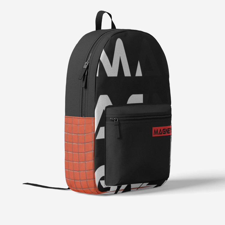Magnet Stax Retro Colorful Print Trendy Backpack