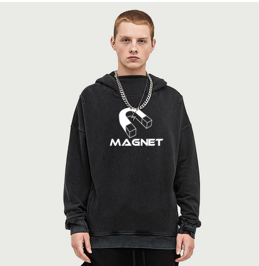 Magnet Turtleneck 380G Unisex Washed Slit Hem