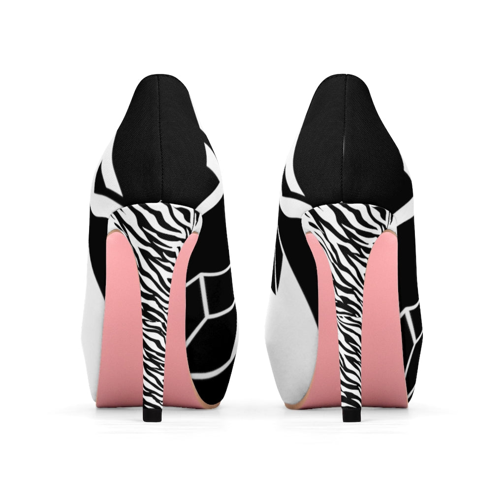 Magnet Zebra Women's Platform Heels - Magnetdrip