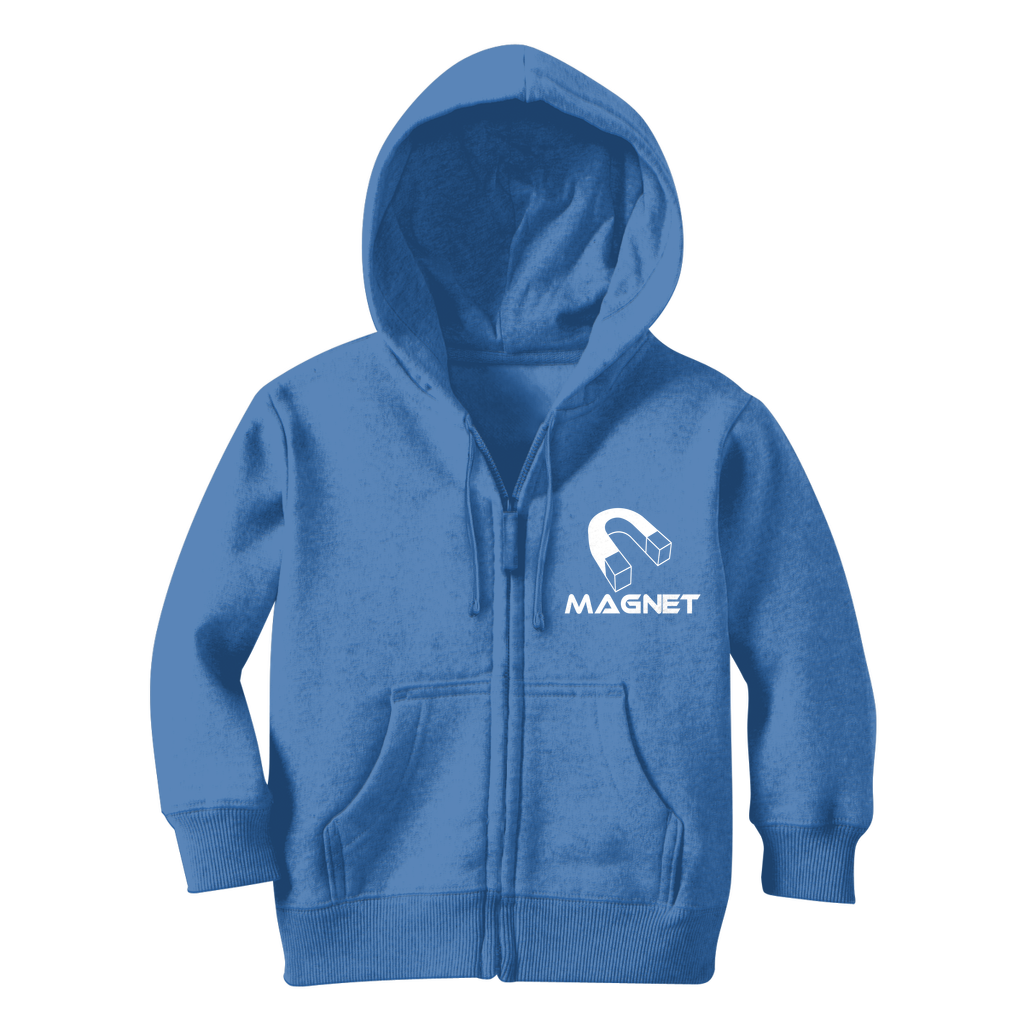 pwhite Classic Kids Zip Hoodie