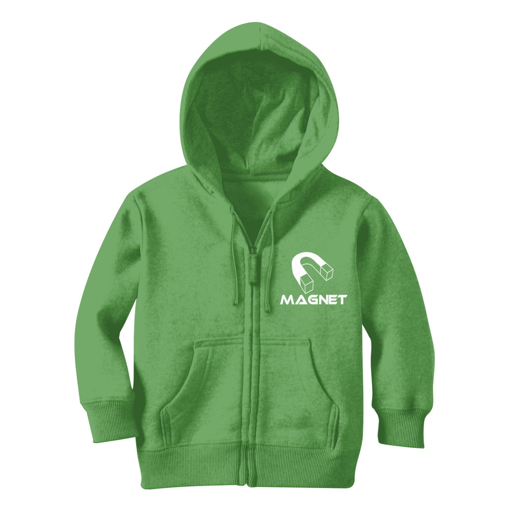 pwhite Classic Kids Zip Hoodie