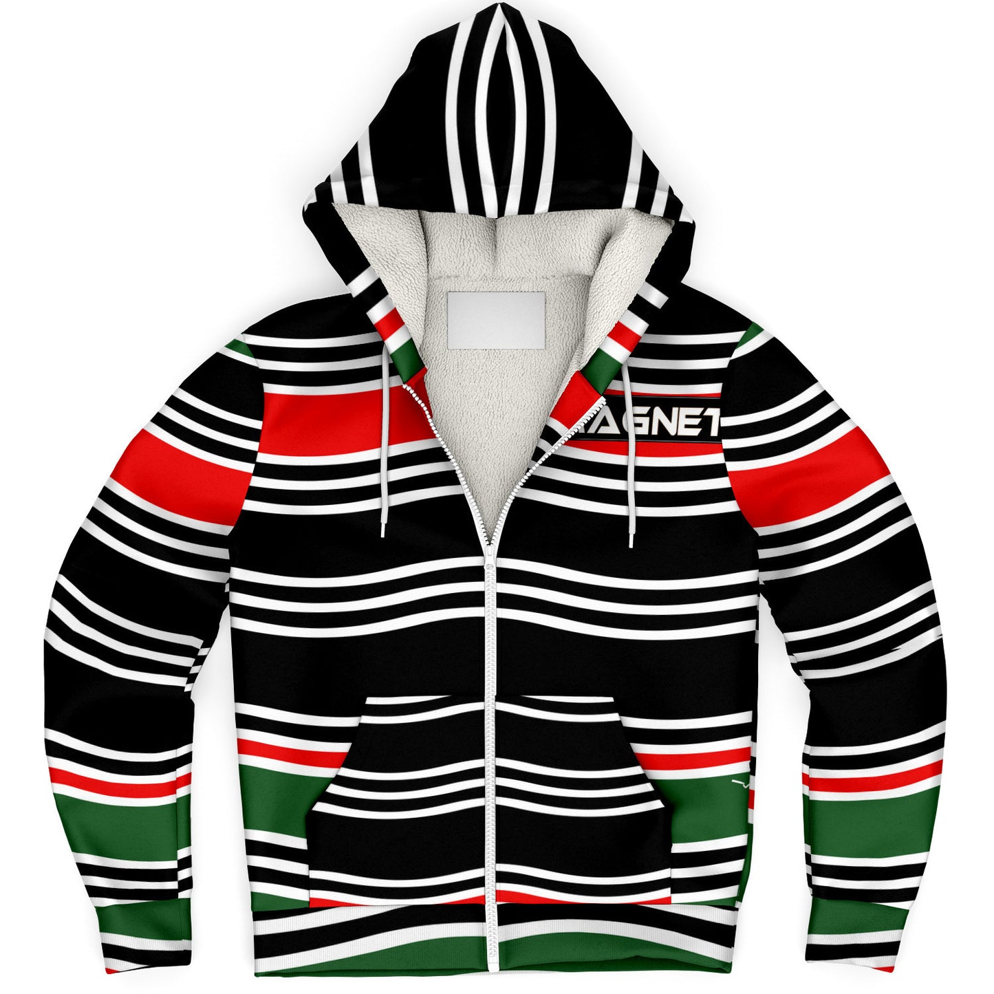 Magnet Simmer microfleece zip-up hoodie