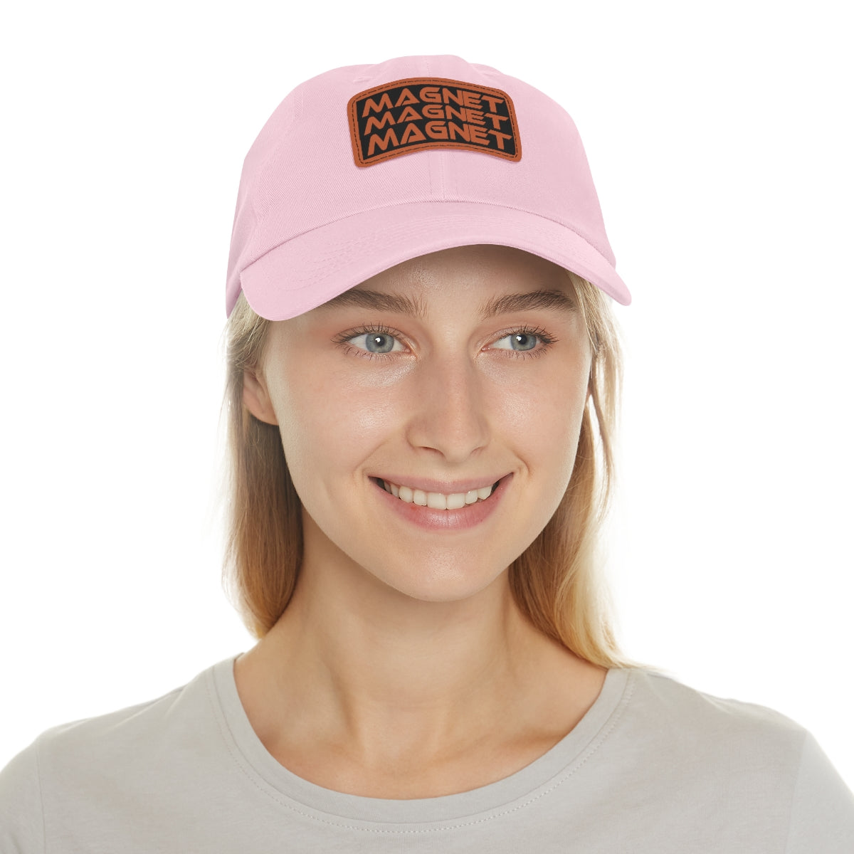 Magnet on my mind Dad Hat with Leather Patch