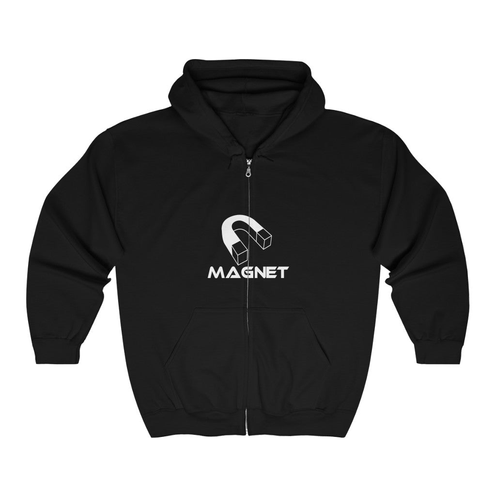 Magnet Plus Comfy Unisex Heavy Blend™ Full Zip Hooded Sweatshirt - Magnetdrip