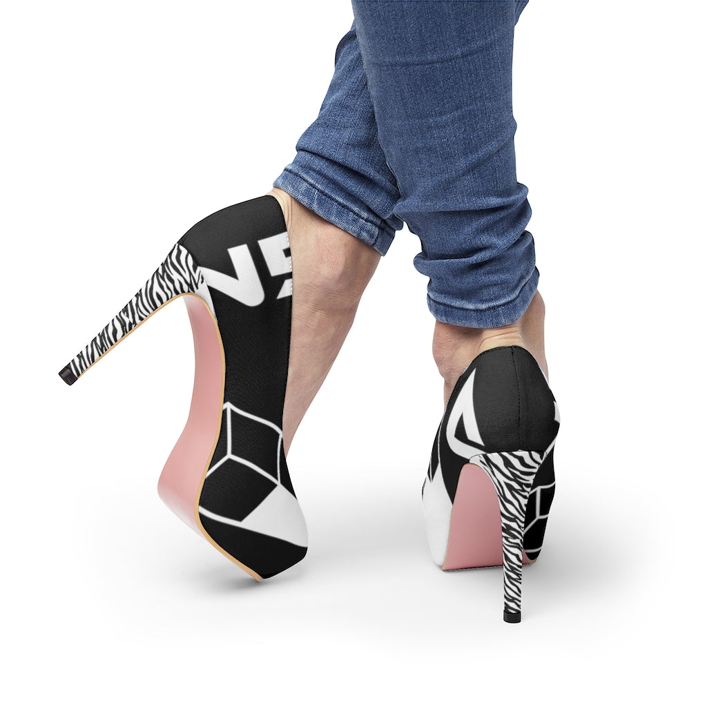 Magnet Zebra Women's Platform Heels - Magnetdrip