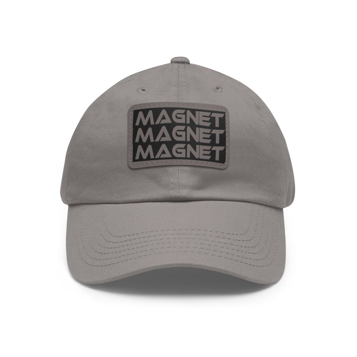 Magnet on my mind Dad Hat with Leather Patch