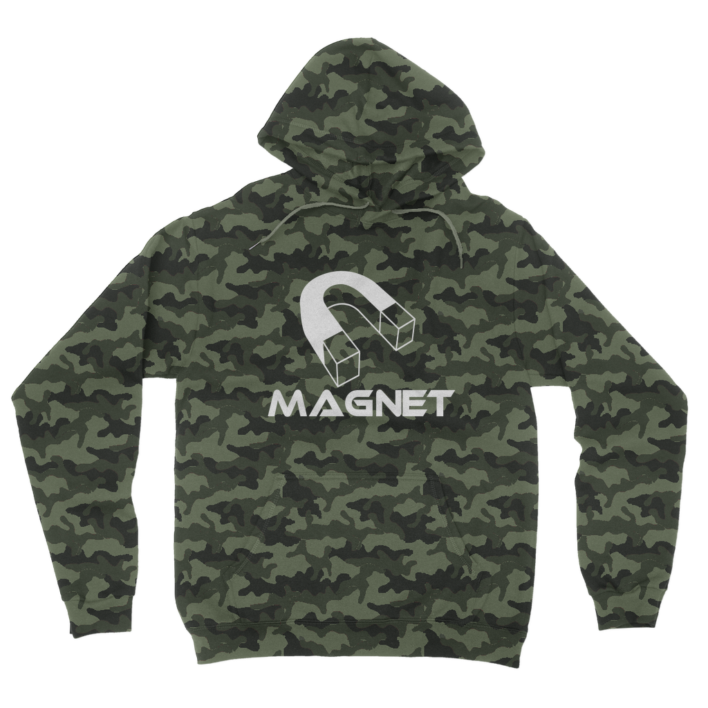pwhite Camouflage Adult Hoodie