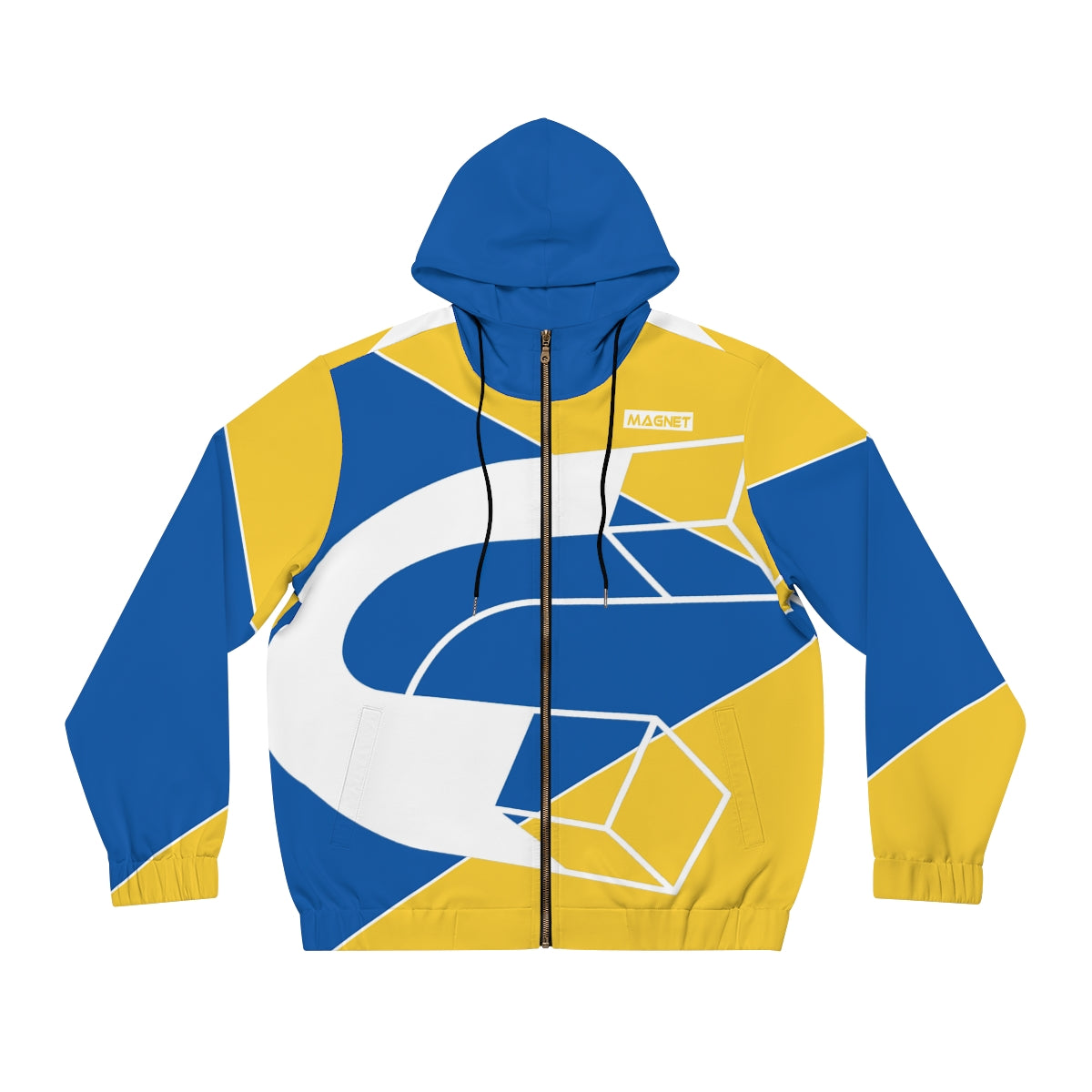Magnet Cali Men's Full-Zip Hoodie (AOP)